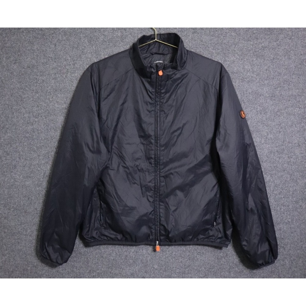 Save the Duck Ultra Light Jacket Women L Black‎ Plumtech Synthetic Down Filled